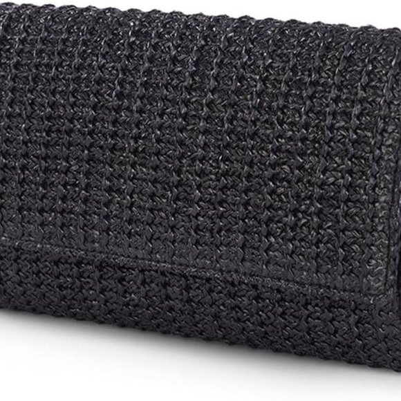 Women Straw Woven Clutch Purse Handbag Summer Beach Crossbody Bag - Picture 2 of 9